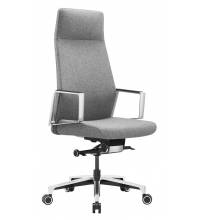 Кресло руководителя Бюрократ _JONS/CASHGREY серый крестовина алюминий