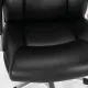 Кресло руководителя PREMIUM Grand EX-501, рециклированная кожа, черное. Фото товара с разных ракурсов.