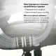 Кресло руководителя PREMIUM Favorite EX-577, пружинный блок, рециклированная кожа, серое. Фото товара с разных ракурсов.