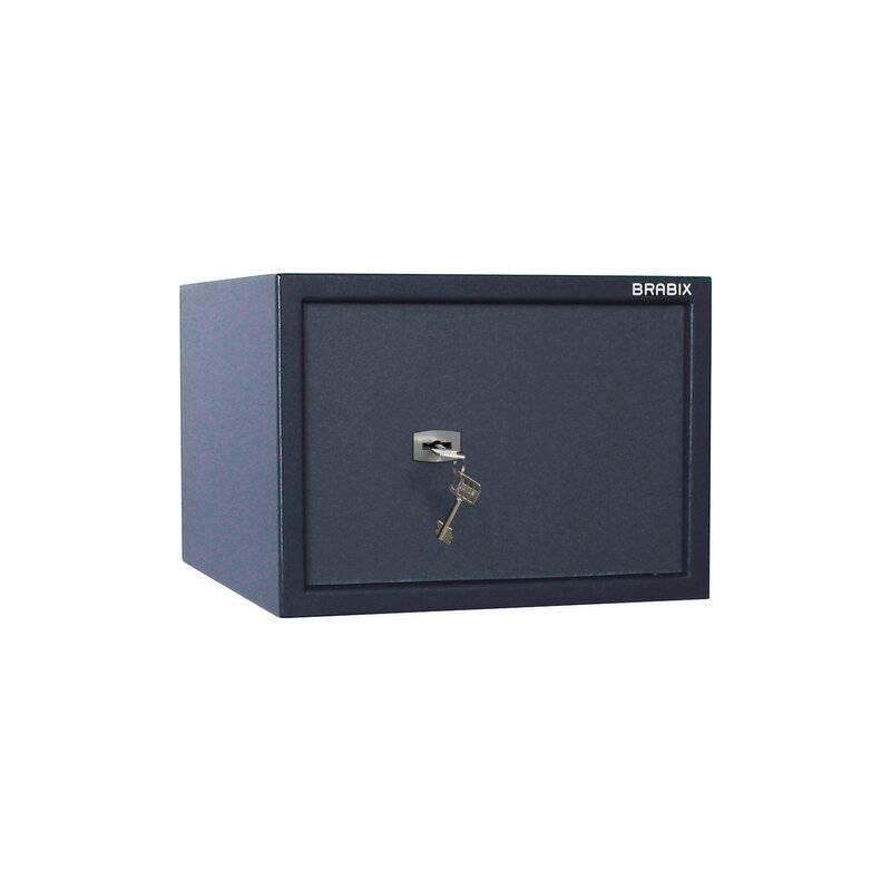 Сейф  "КМ-310", 310х430х375 мм, 20 кг, ключевой замок + полка, крепление к стене, 291166 главное фото