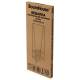Вешалка для плечиков BOOMHOUSE GR-004 (в1530*ш600*г360мм), 2 полки, металл, белая, 701440. Фото товара с разных ракурсов.