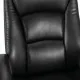Кресло руководителя PREMIUM Grand EX-501, рециклированная кожа, черное. Фото товара с разных ракурсов.